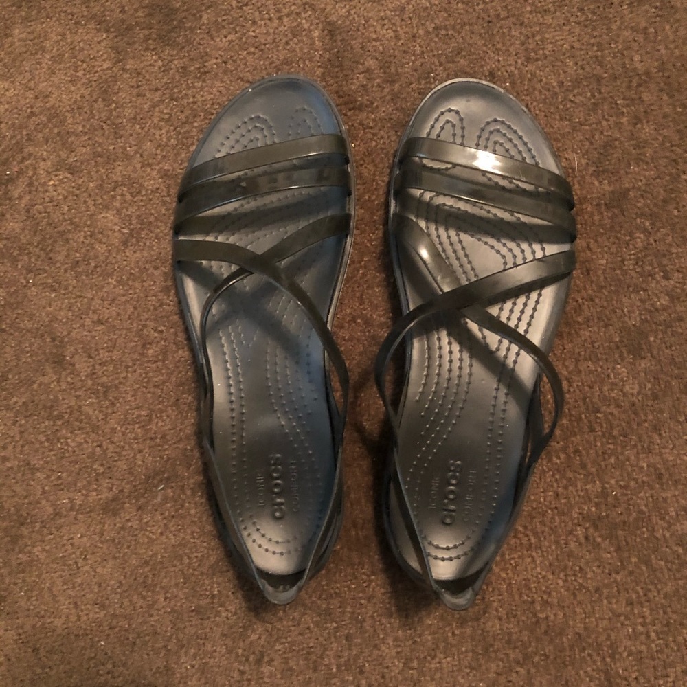 Black Crocs Sandals